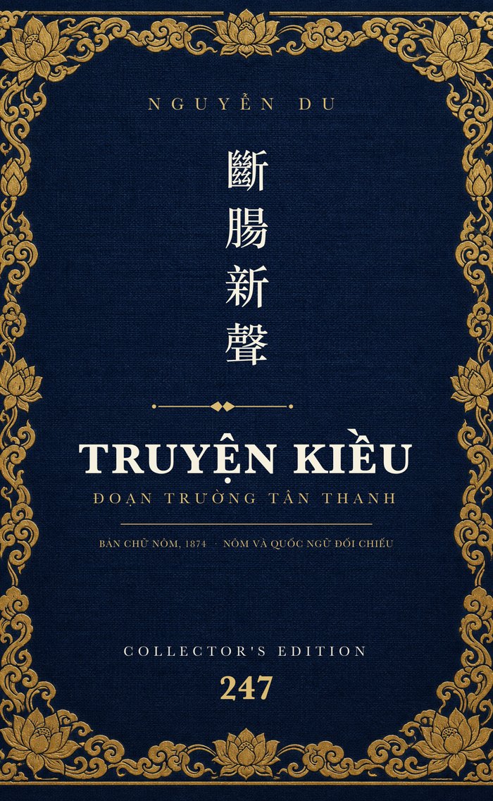 Bìa ấn bản Collector của Truyện Kiều