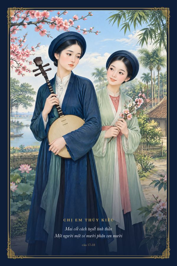 Tranh chị em Thúy Kiều