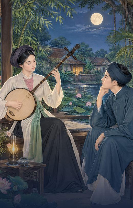 Đàn cho Kim Trọng nghe
